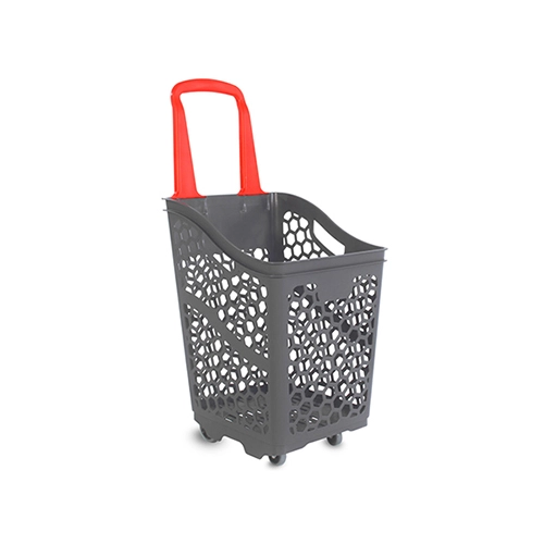 Plastic supermarket baskets