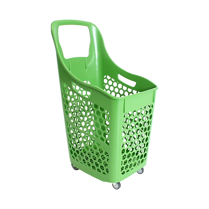 Rolling basket B90 in green colour