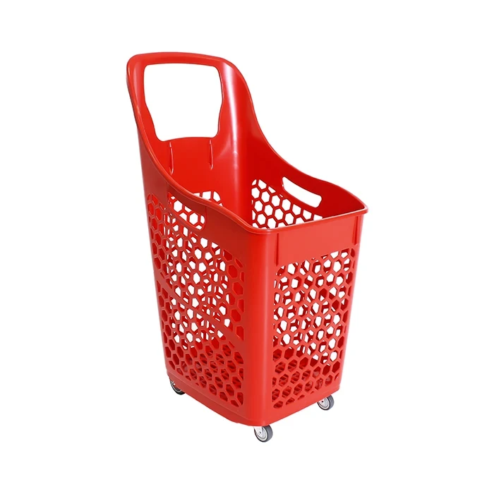 Rolling basket b90 in red colour
