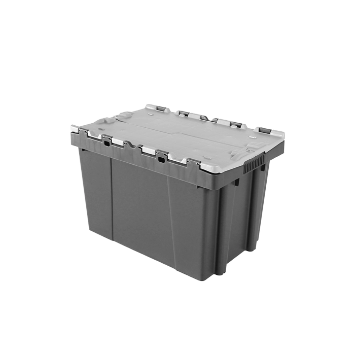 Stackable delivery boxes with lids: delivery box model D39