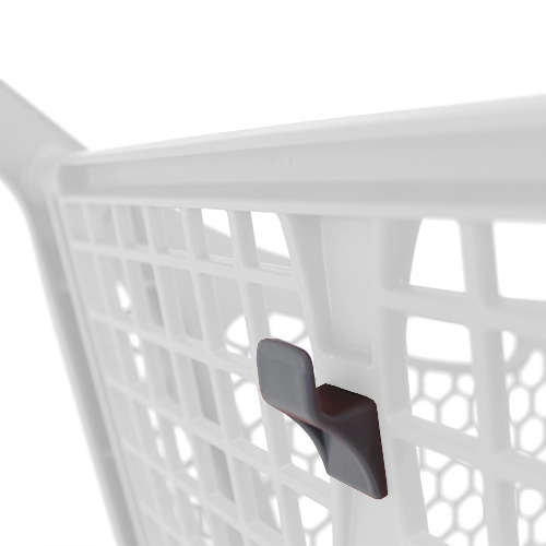 Basket trolley with hanger