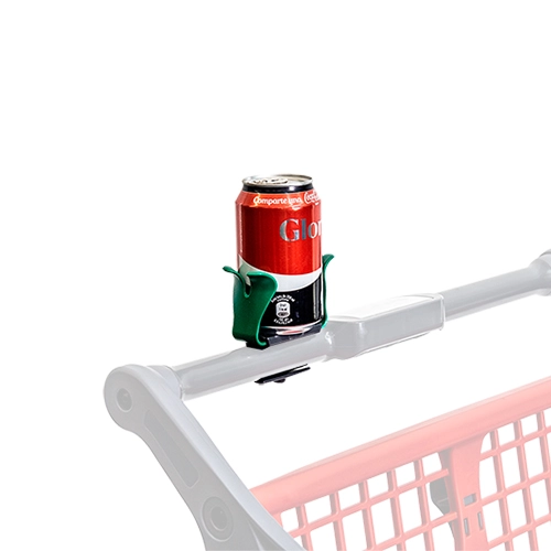 Portabebidas para carro cesta de supermercado